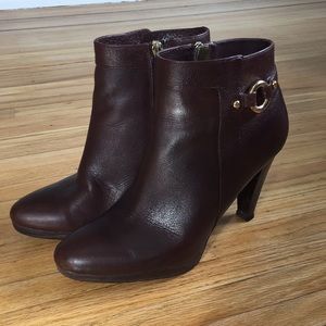 Banana Republic Dark Brown Ankle Boots